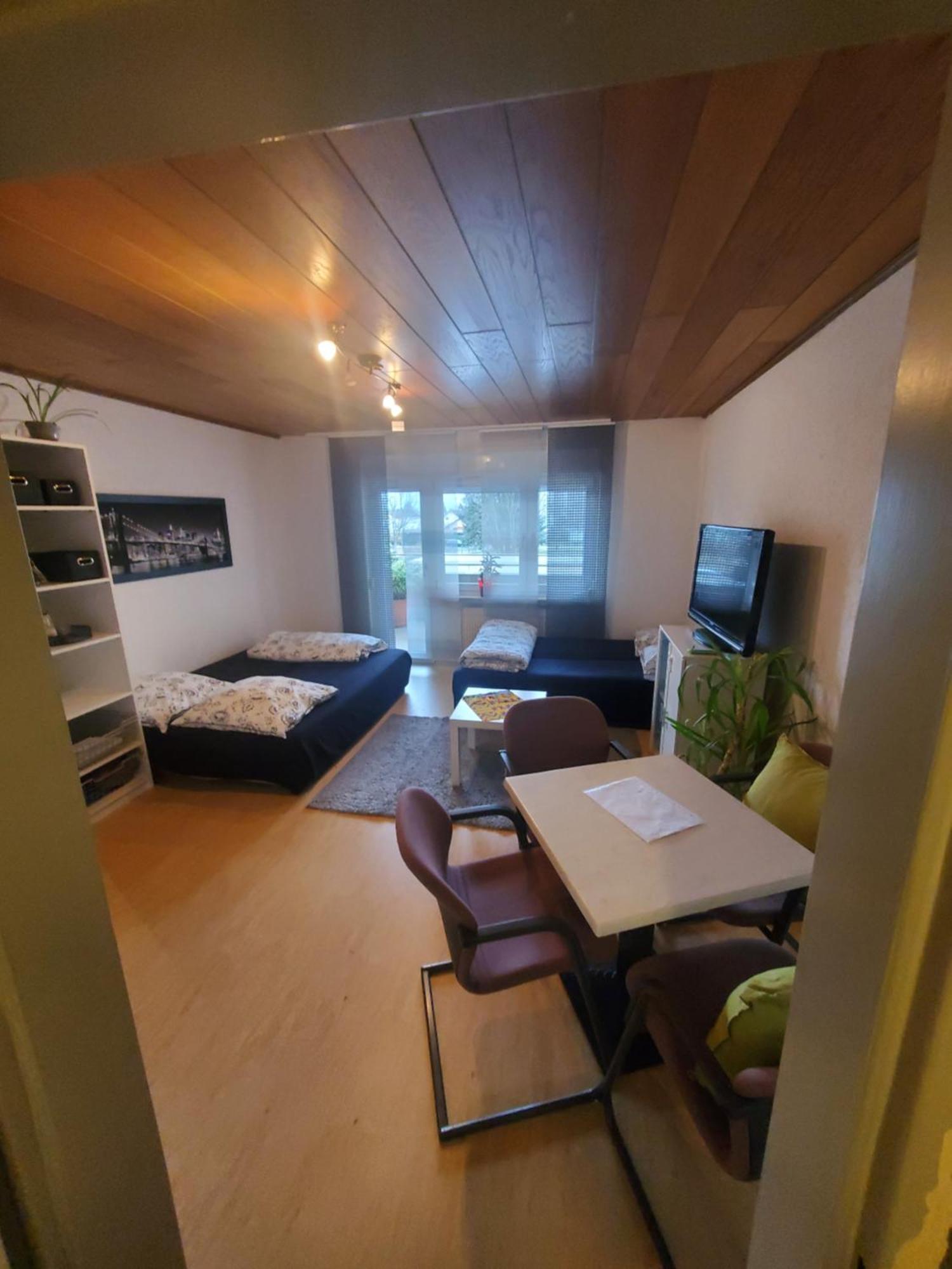 Einzimmerwohnungmit großem Balkon Mietersheim Exterior foto