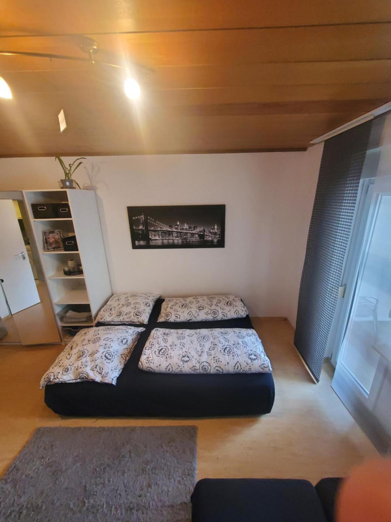 Einzimmerwohnungmit großem Balkon Mietersheim Exterior foto